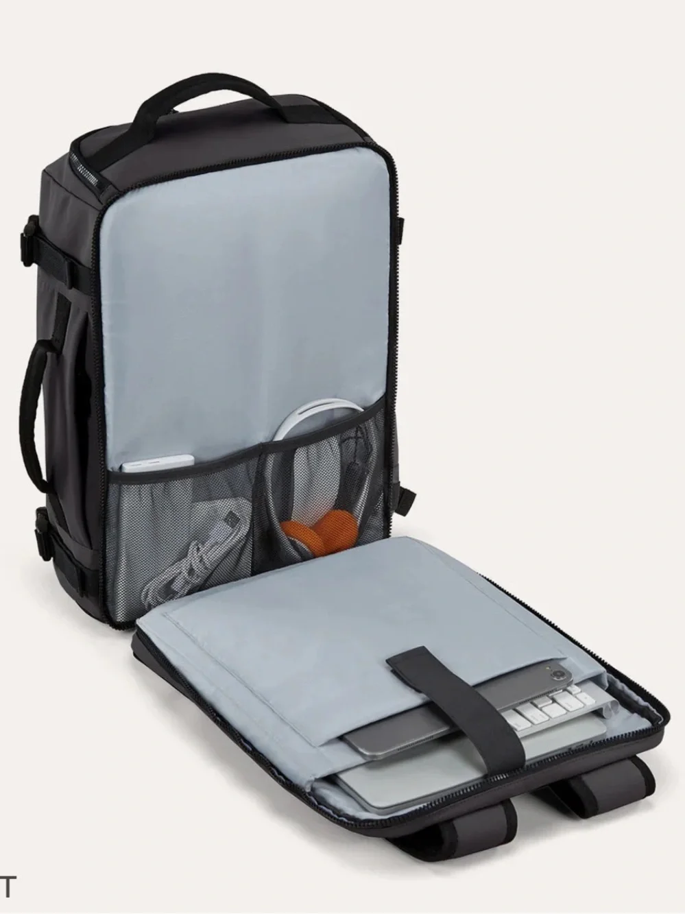 Bagsmart Black Travel Backpack